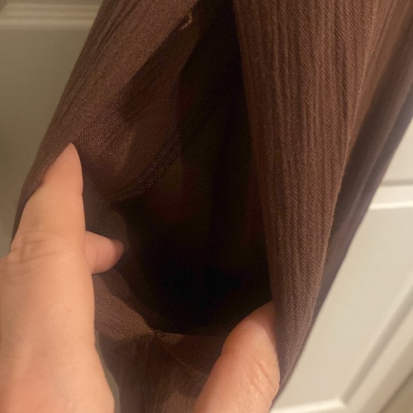 Audrey Parks brown jumpsuit. New with tags. Size small. - Picture 11 of 12